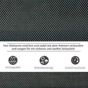 Schaukelbank Gartenbank Sitzbank 3-Sitzer