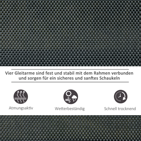 Schaukelbank Gartenbank Sitzbank 3-Sitzer