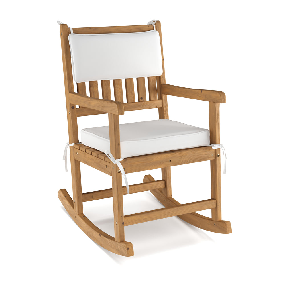 Sedia a dondolo, sedia da giardino, legno, BARDO