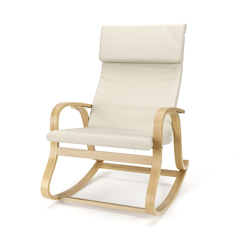 Sedia a dondolo HOWARD, beige