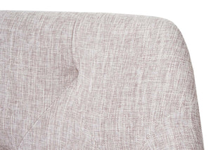 Schaukelstuhl Malmö ~ Textil creme / grau