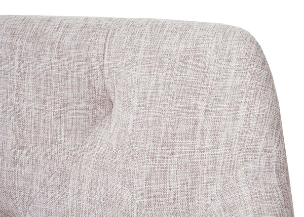 Schaukelstuhl Malmö ~ Textil creme / grau