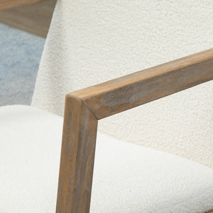 Schaukelstuhl Nordtraum Teddyvlies Creme