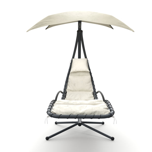 Schaukelstuhl Schwebeliege GRENADA creme