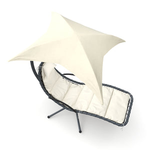 Schaukelstuhl Schwebeliege GRENADA creme