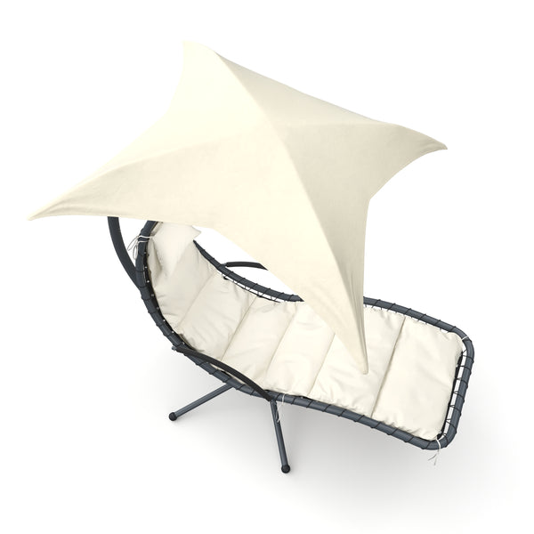 Schaukelstuhl Schwebeliege GRENADA creme