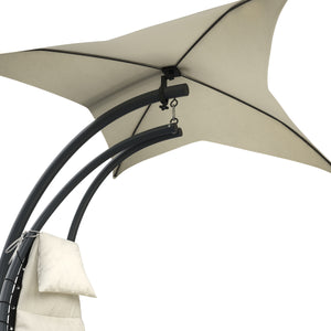 Schaukelstuhl Schwebeliege GRENADA creme