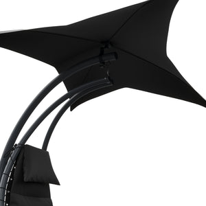 Schaukelstuhl Schwebeliege GRENADA schwarz