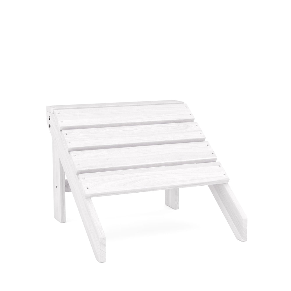 Wooden stool ADIRONDACK white