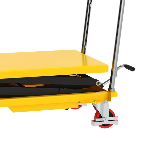 Scherenhubtisch 150 kg Hubhöhe 30-126 cm