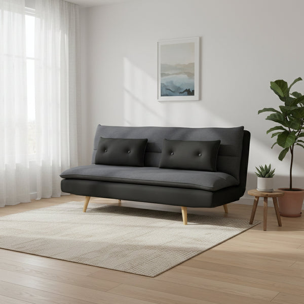 Schlafsofa ANDRI anthrazit/grau