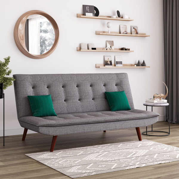 Schlafsofa LEON grau