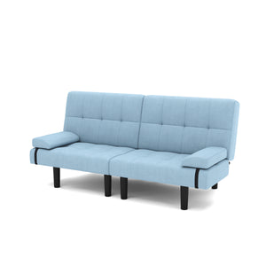 Schlafsofa LINUS multifunktinal hellblau