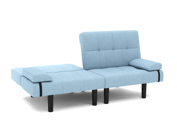 Schlafsofa LINUS multifunktinal hellblau