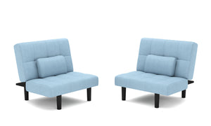 Schlafsofa LINUS multifunktinal hellblau