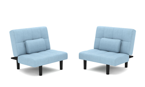 Schlafsofa LINUS multifunktinal hellblau