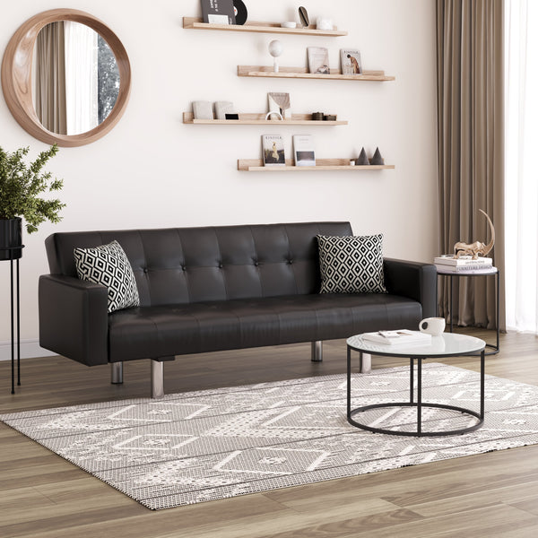 Schlafsofa YALE schwarz