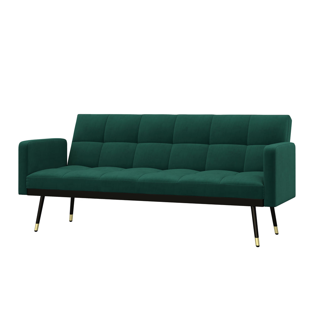 Divano letto CALVIN, verde scuro