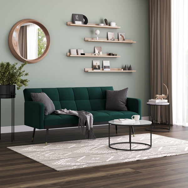 Schlafsofa CALVIN dunkelgrün