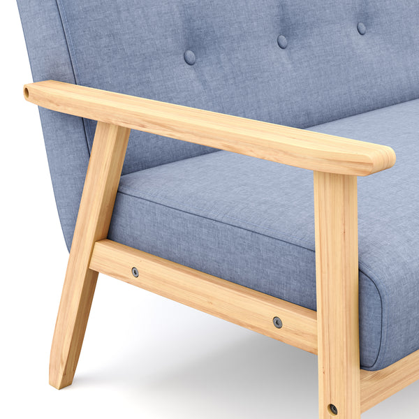 Sofa EDDY 3-Sitzer blau