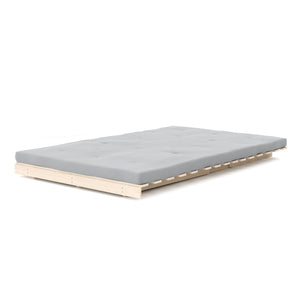 Divano letto NURIA realizzato in pallet, naturale/antracite