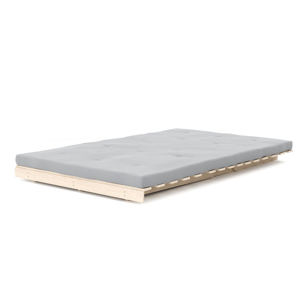 Divano letto NURIA realizzato in pallet, naturale/antracite