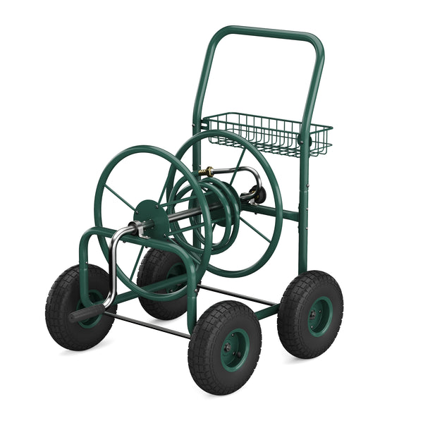 Schlauchwagen Stahl grün