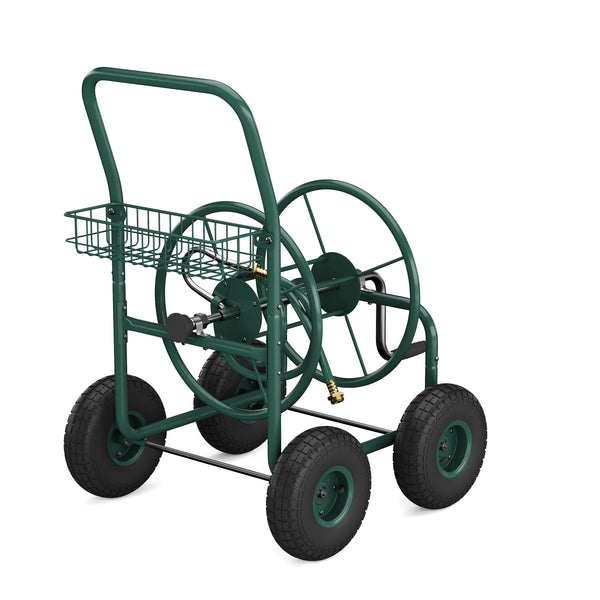 Schlauchwagen Stahl grün