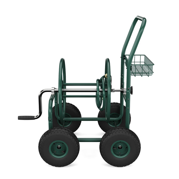 Schlauchwagen Stahl grün