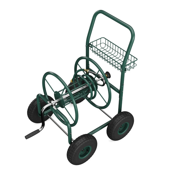 Schlauchwagen Stahl grün