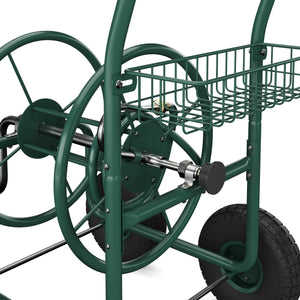 Schlauchwagen Stahl grün