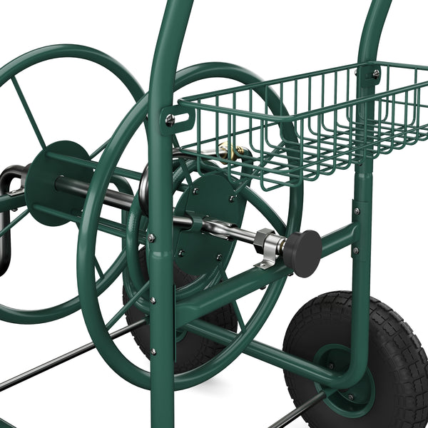 Schlauchwagen Stahl grün