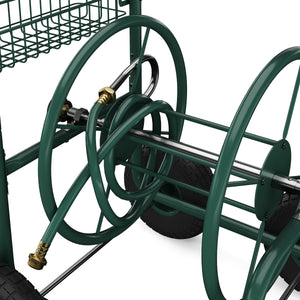 Schlauchwagen Stahl grün