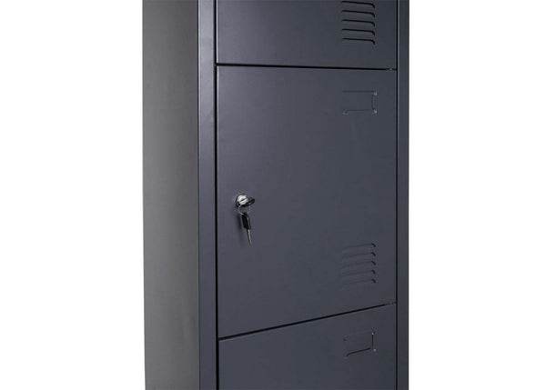 Schliessfach Boston Spind Metall 180x38x45cm anthrazit