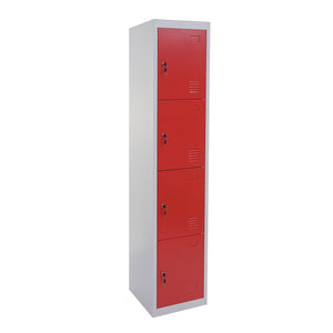 Schliessfach Boston Spind Metall 180x38x45cm rot