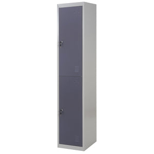 Schliessfach Boston Spind, Metall 185x38x45cm ~ dunkelgrau