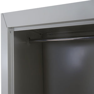 Schliessfach Boston Spind, Metall 185x38x45cm ~ dunkelgrau