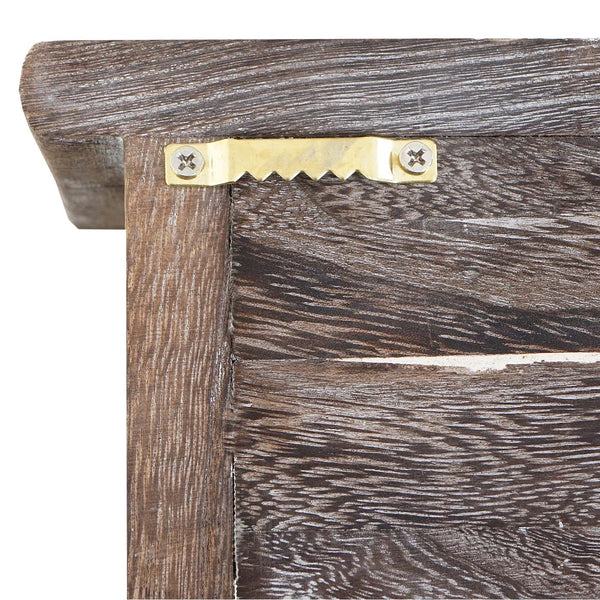 Schlüsselbrett, Schlüsselkasten mit Türen shabby braun