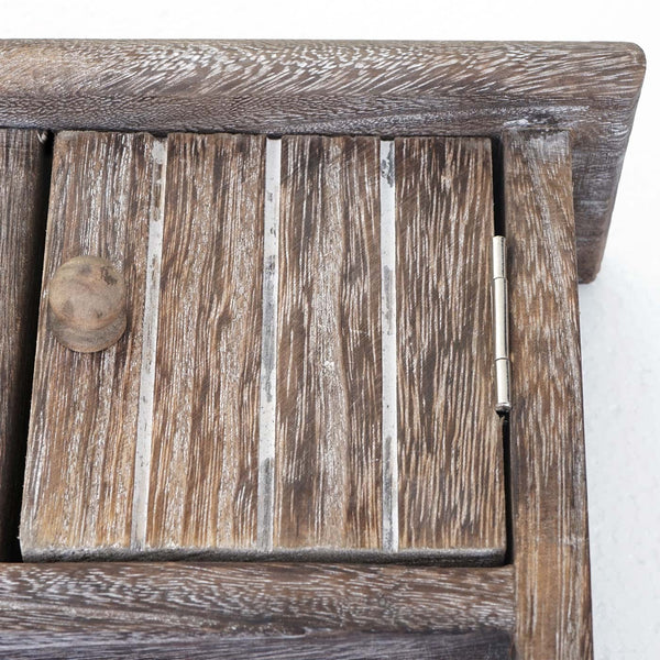 Schlüsselbrett, Schlüsselkasten mit Türen shabby braun