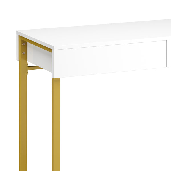 Dressing table ADELINA white/gold