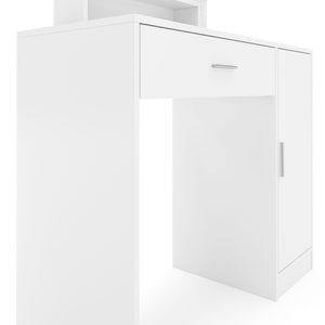 CLARISSA LED dressing table, white