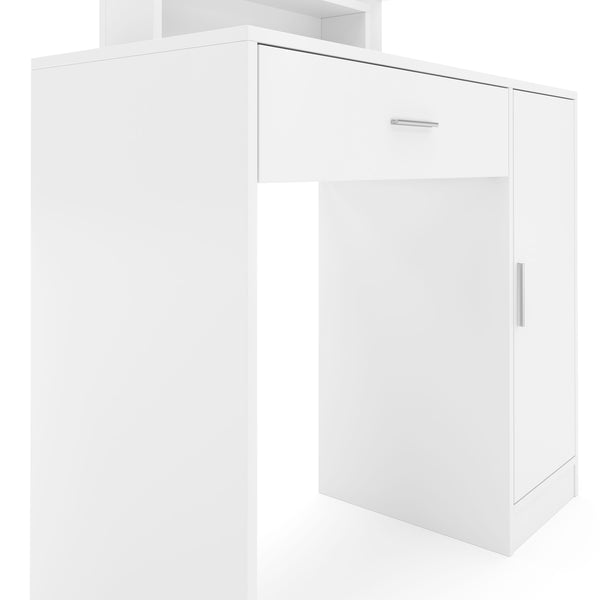 CLARISSA LED dressing table, white