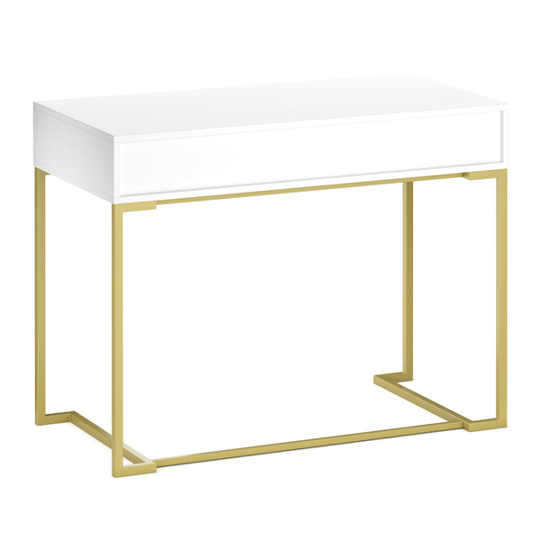 CLIO dressing table white/gold