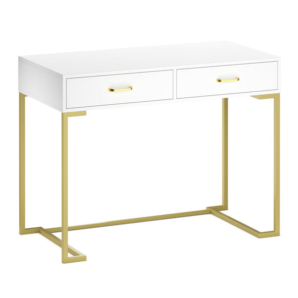 CLIO dressing table white/gold