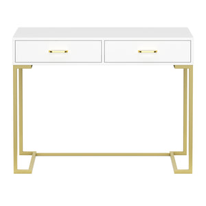 CLIO dressing table white/gold