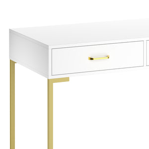 CLIO dressing table white/gold
