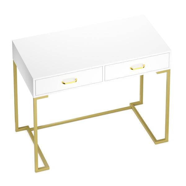 CLIO dressing table white/gold