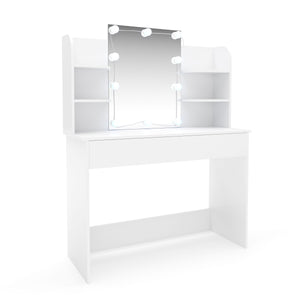 ELENA LED dressing table, white