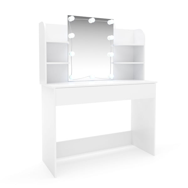 ELENA LED dressing table, white