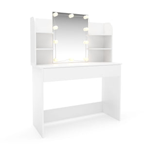 ELENA LED dressing table, white